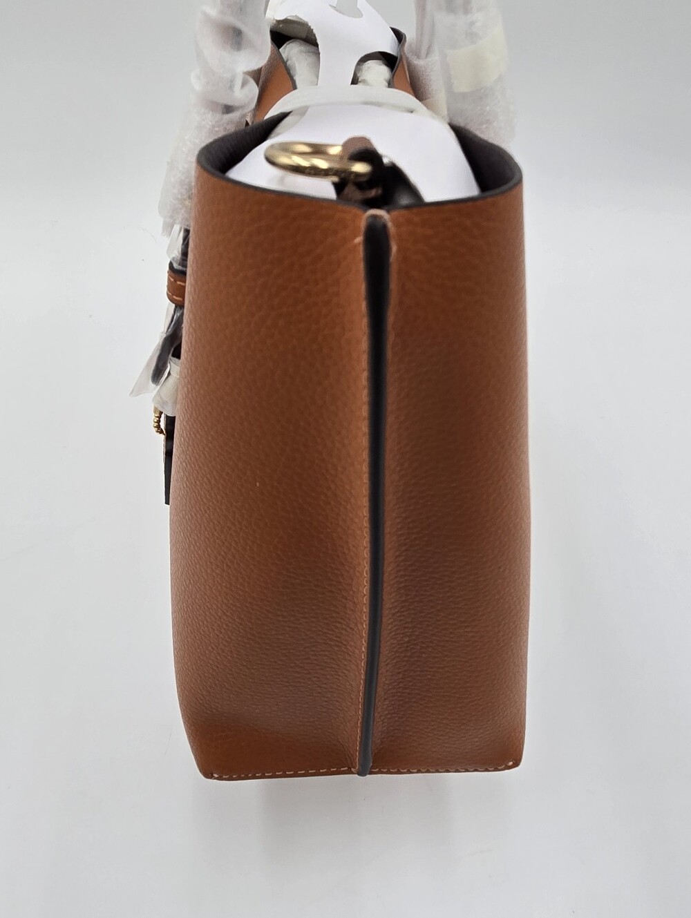 #204 NWT - Coach Mini Mollie Tote 25 Crossbody Bag (Ginger) - Picture 13 of 14